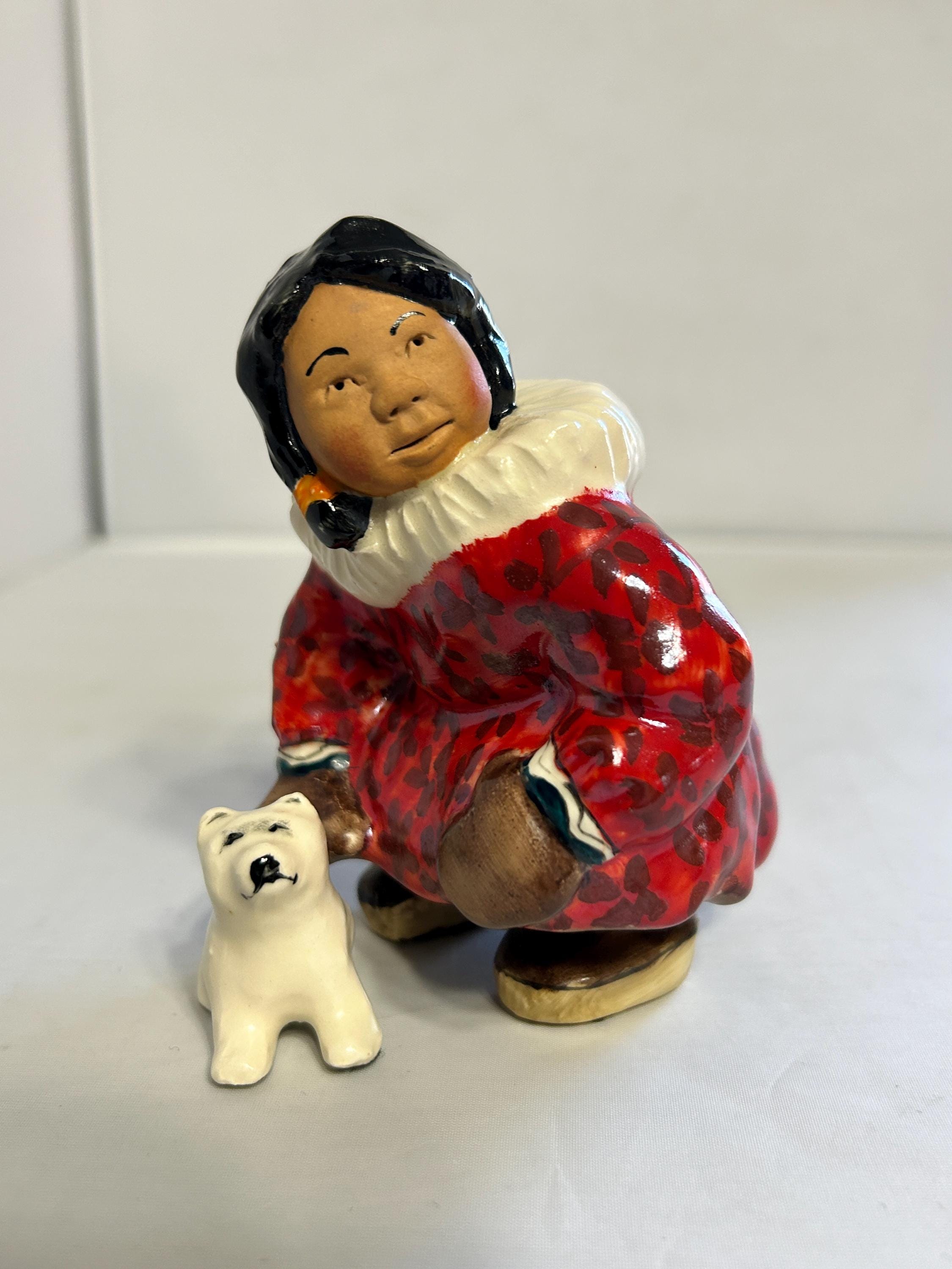 C Alan Johnson Eskimo Figurines - Etsy