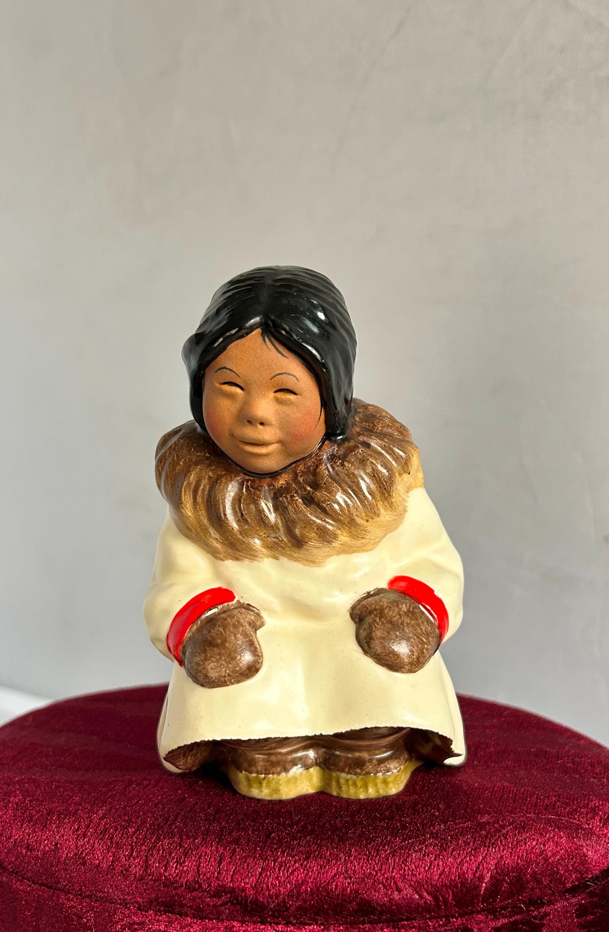 C Alan Johnson Eskimo Figurines - Etsy