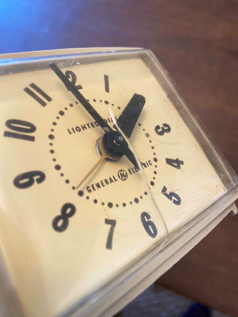 Vintage General Electric Alarm Clock GE Retro Lighted Dial Etsy