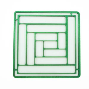 Abstract Stencil: Reusable PLA Stencil for Painting & Scrapbooking