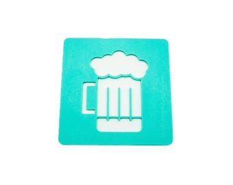 Beer Stencil: Reusable Painting & Scrapbooking Stencil
