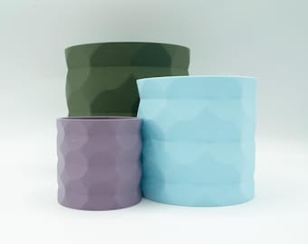 Distant Structures Flower Pot: Modern Succulent Planter