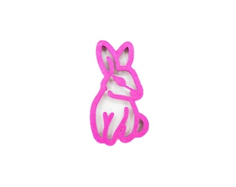 Easter Bunny Cookie Cutter: Springtime Baking, Clay Crafts (4x2")