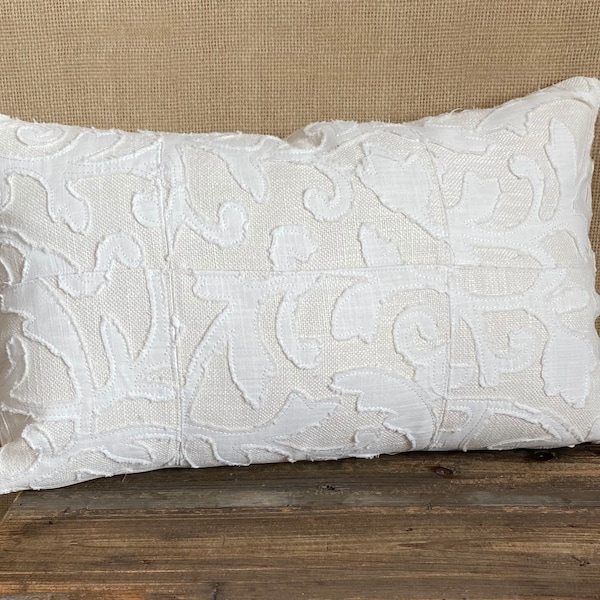 Cream|White Pillow Cover 12|16|18|20|22|24 inch pillow cover 16 x 20|12 x 20 inch pillow cover Farmhouse Decor Neutral Home Decor