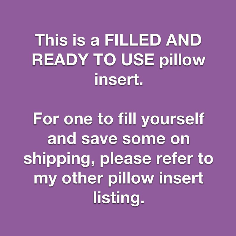 Pillow 12 X 20 Inch Pillow Insert Pillow Form Custom Pillow - Etsy