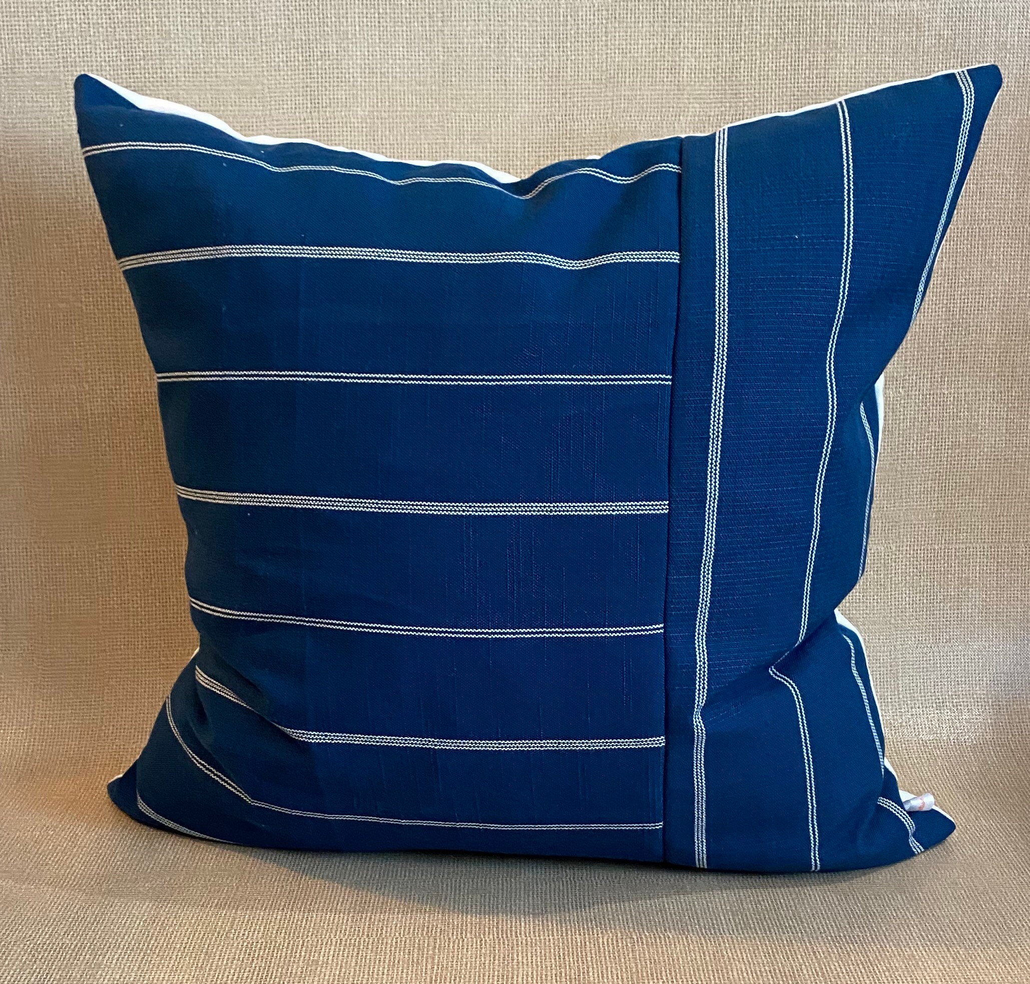 Neutral Pillow Cover 182022 Inch Gray Stripe Pillow Cover Etsy