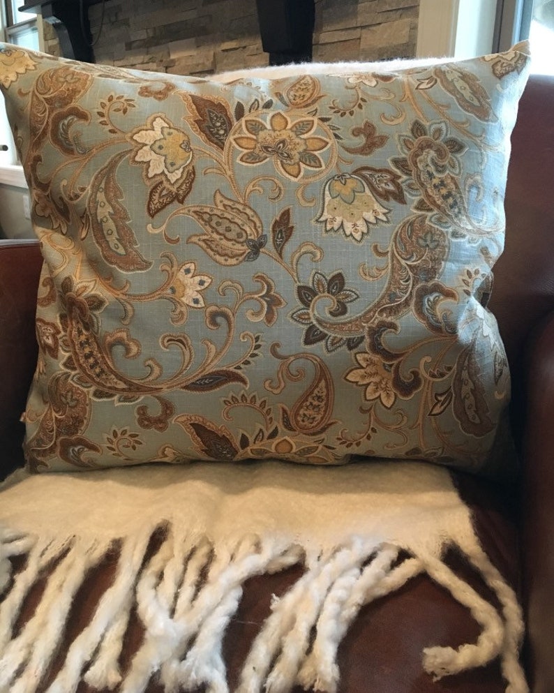 Blue Pillow Cover 16 X 22 X 2224 X 24 Inch Pillow Cover Etsy