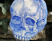 16th Century inspired skull hanging decoration