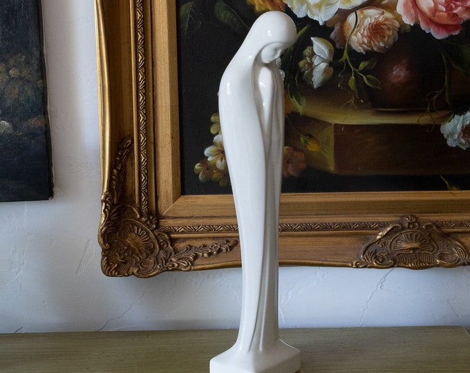 Vintage Art Deco Madonna Statue 1965 Etsy
