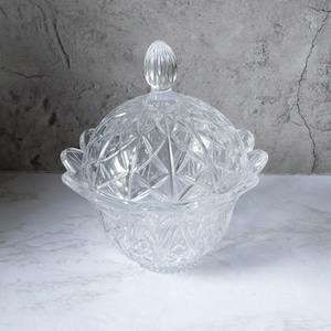 American Crystal Collection Cambria 6&quot; Crystal Covered Bowl