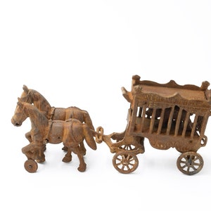 Antique Cast Iron/Metal Overland Circus Wagon