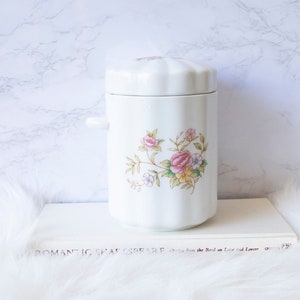 Vtg. FTDA 1988 Canister Coffee Tea Sugar Jar Container Ceramic