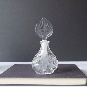 Vintage German Princess House Lead Crystal Heritage Romance Perfume Bottle