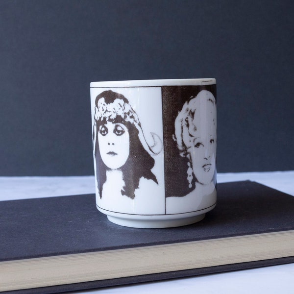 Vintage WC Fields Cup Made in Japan, Theda Bara, Jean Harlow, Stan Laurel