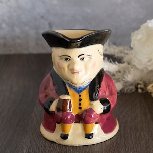 Vintage Toby Jug Colonial Character Stamped on Bottom