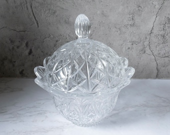 American Crystal Collection Cambria 6" Crystal Covered Bowl