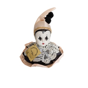 Vintage Pierrot/Harlequin Baby Bust