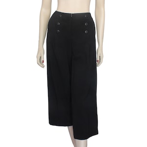 1990&#39;s Vintage AGB Black Gaucho/Culottes  Size 6