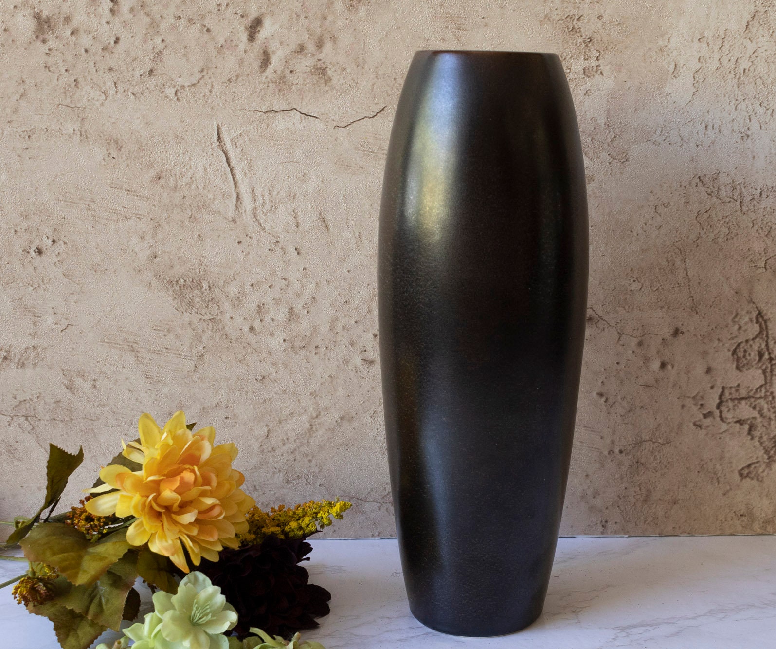 ●MID CENTURY MODERN DESIGN FLOWER VASE● Large Mid Century Modern Abstract Floral Ceramic Vase - Etsy Canada