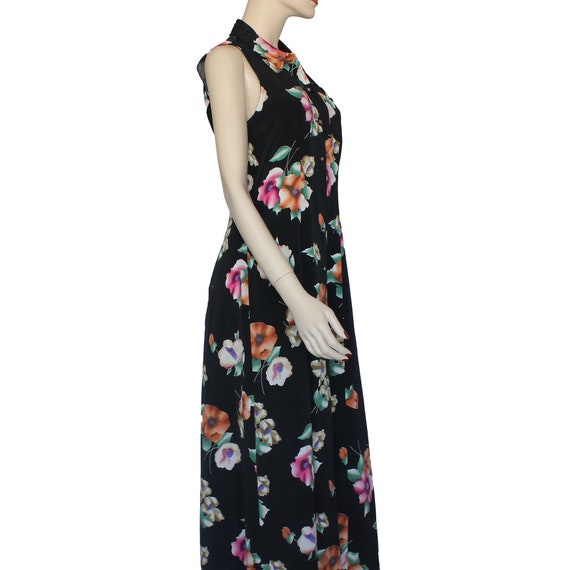 Vintage 1990's La Belle USA Floral Maxi Dress Siz… - image 4