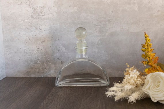Vintage Clear Glass Perfume Bottle/ Decanter - image 5