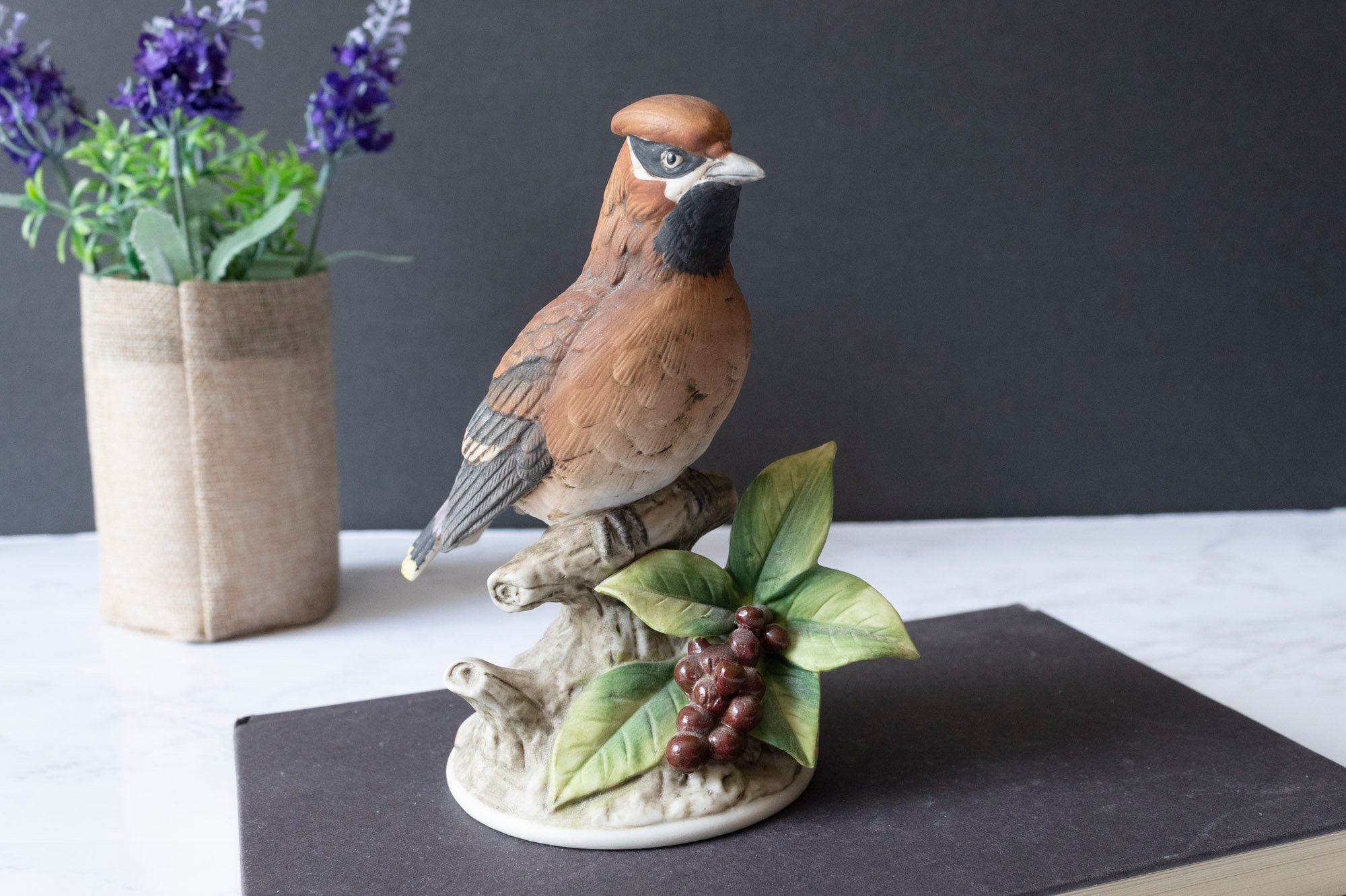 Vintage Andrea by Sadek Made in Japan Bisque Porcelain Cedar