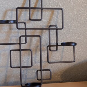 Mid Century Modern Cast Iron Wall Candle Sconce - Etsy