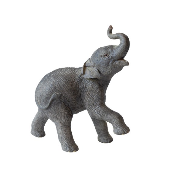 Vintage Lenox Smithsonian Asian Elephant Porcelain Figurine 1992