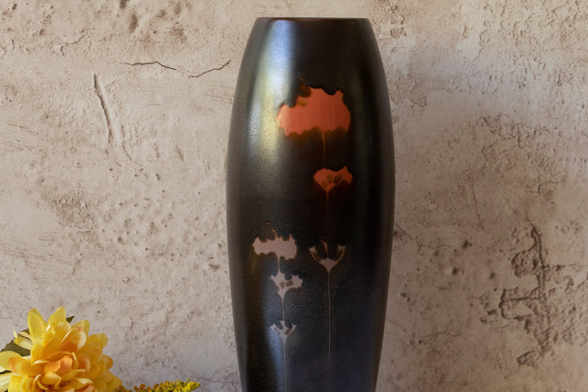 ●MID CENTURY MODERN DESIGN FLOWER VASE● Large Mid Century Modern Abstract Floral Ceramic Vase - Etsy Canada