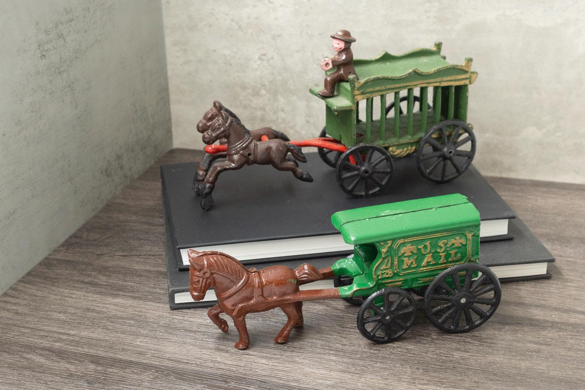 ヴィンテージ 関東トイス Horse Cart Rider 馬車 ゼンマイ 動品