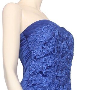 Vintage 1990s XOXO Lace Applique Bustier Top Size S