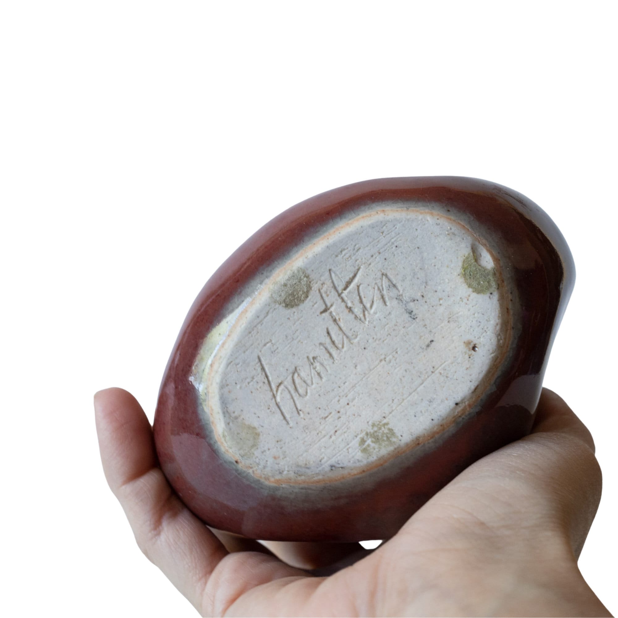 Vintage Abstract Art Pottery Bud Vase Signed - Etsy