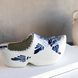 VINTAGE  Ashtray Ceramic DELFT Blue Holland Dutch Ashtray