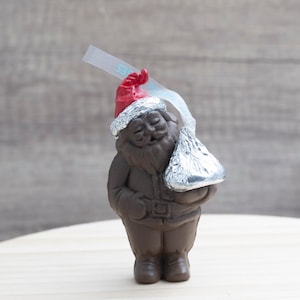 1988 Christmas Hallmark Collectible Ornament Gold Hershey by Hallmark Kiss from Santa