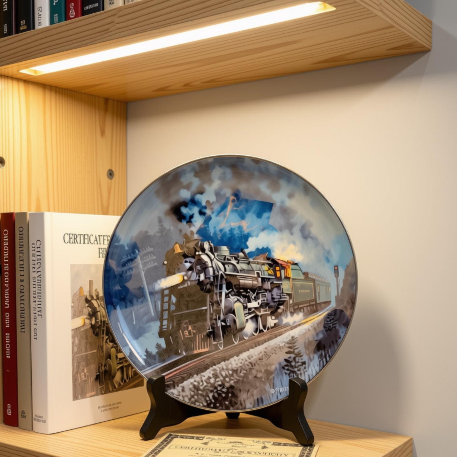 Train Collector Plate - Etsy