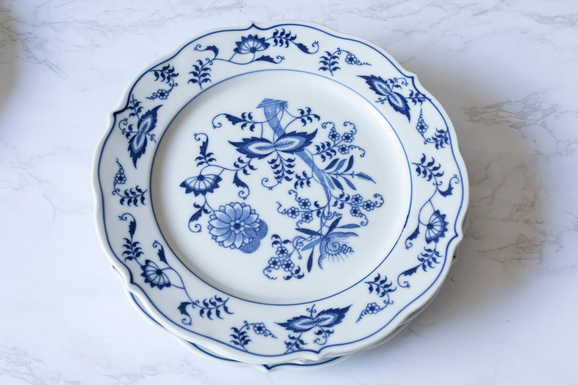 Vintage Blue Danube Salad/dessert Plates 8 1/4