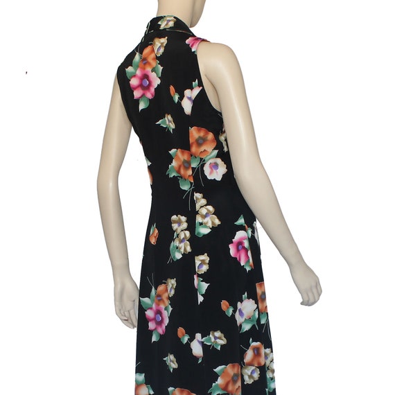 Vintage 1990's La Belle USA Floral Maxi Dress Siz… - image 5