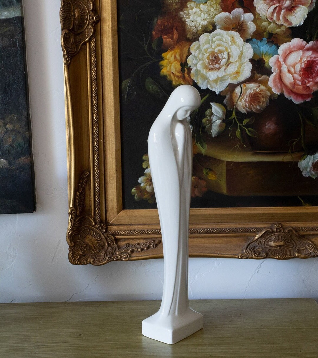 Vintage Art Deco Madonna Statue 1965 Etsy