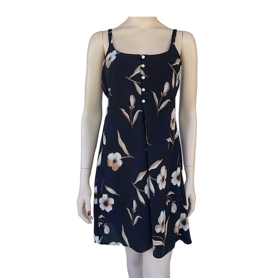 90s floral slip dress