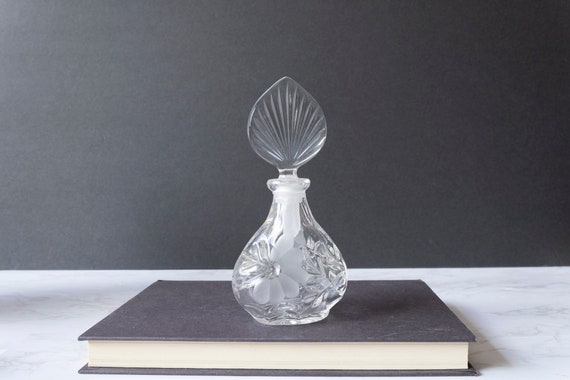 Vintage German Princess House Lead Crystal Heritage Romance Perfume Bottle
