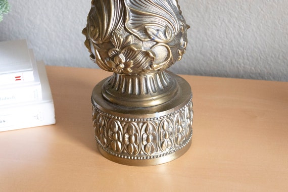 Bronze vintage lamp ブロンズ ヴィンテージ レトロ Vintage Bronze/brass Pitcher Table Lamp Victorian Style - Etsy