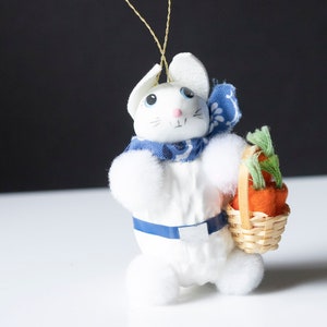 Vintage Darling Rabbit/Easter Bunny Fabric Ornament