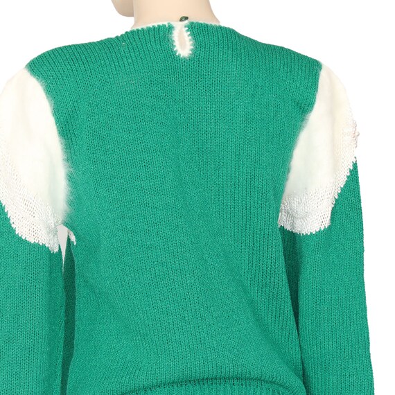 Vintage Angora Embellished Sweater-Christine 1980… - image 6