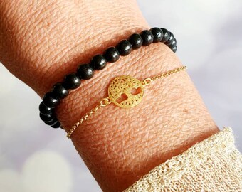 Levensboom Armband Goud, Gouden Symbool Sieraden