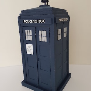 Amazing Detailed Police Box design. Download Cutfiles & Instructions for craft cutting machines SVG - with free extras