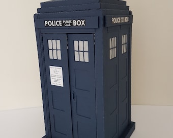 Amazing Detailed Police Box design. Download Cutfiles & Instructions for craft cutting machines SVG - with free extras