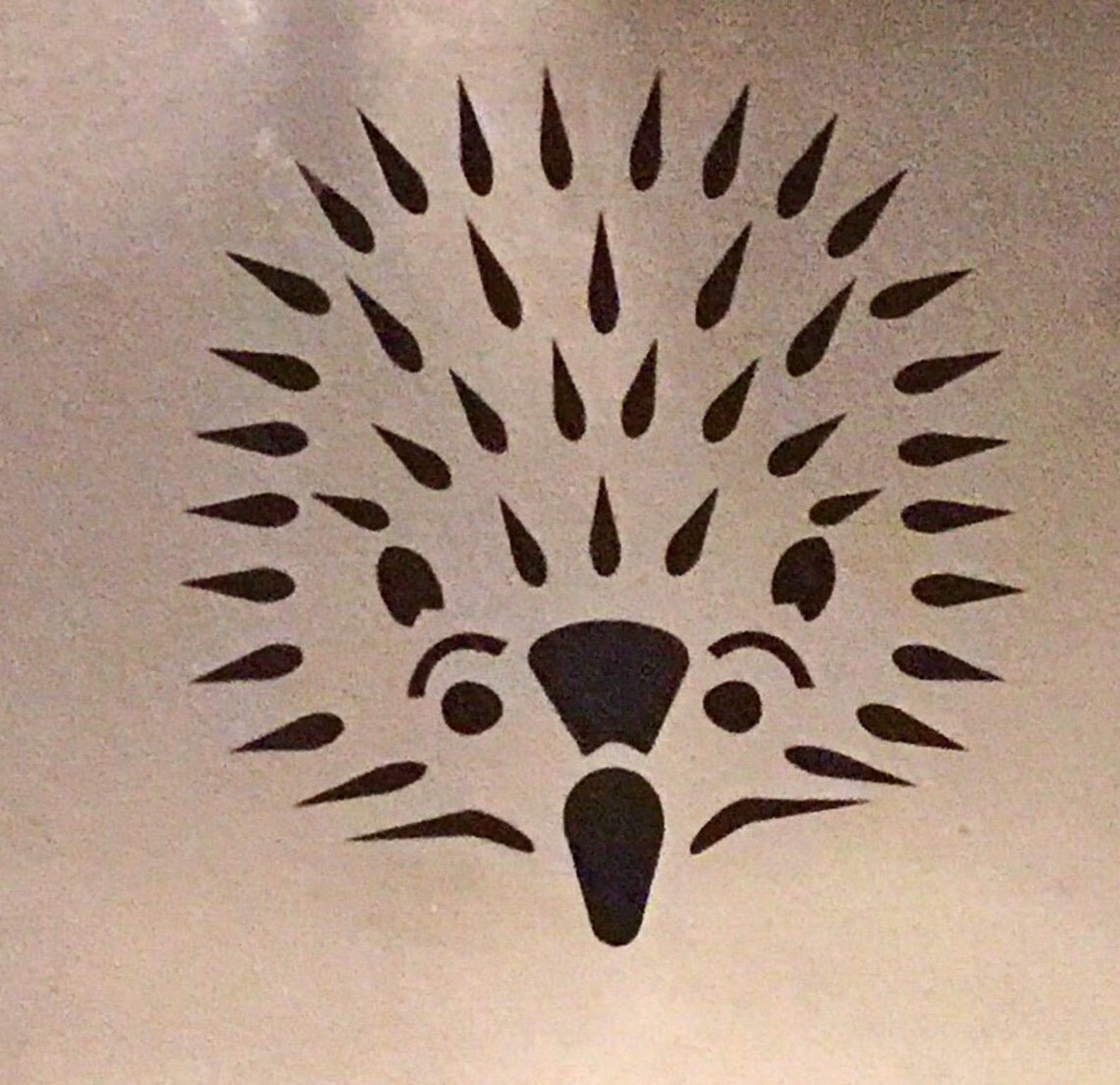 Hedgehog Stencil Ideal for Cardmaking Children's Play Etsy