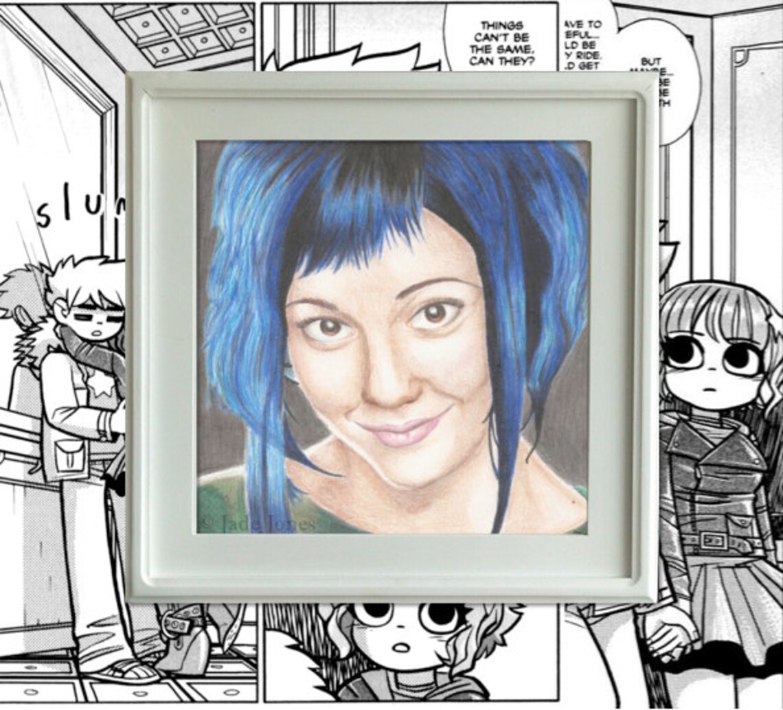 ramona blue hair ramona blue hair
