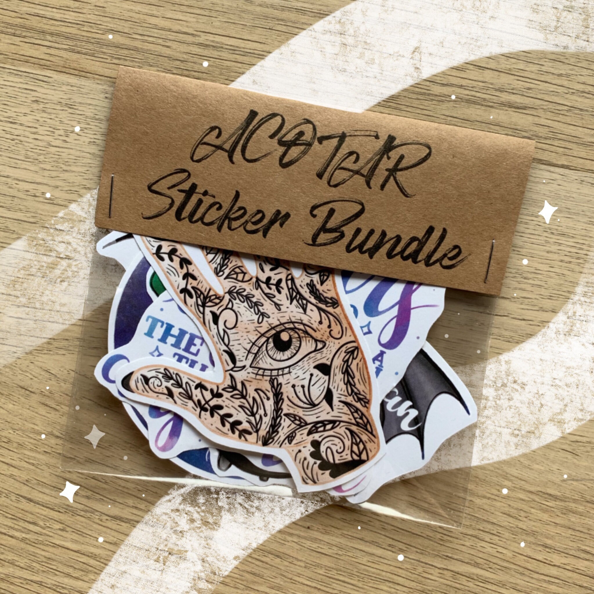 ACOTAR Sticker Bundle. Artwork by Jade Jones
