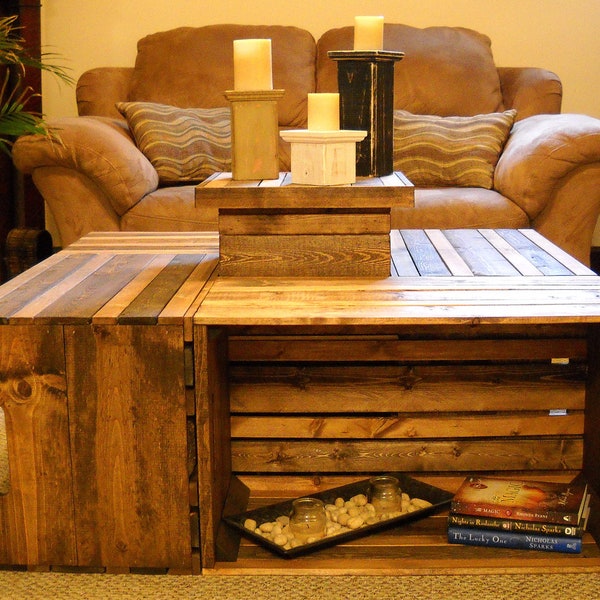 Handmade Crate Coffee Table